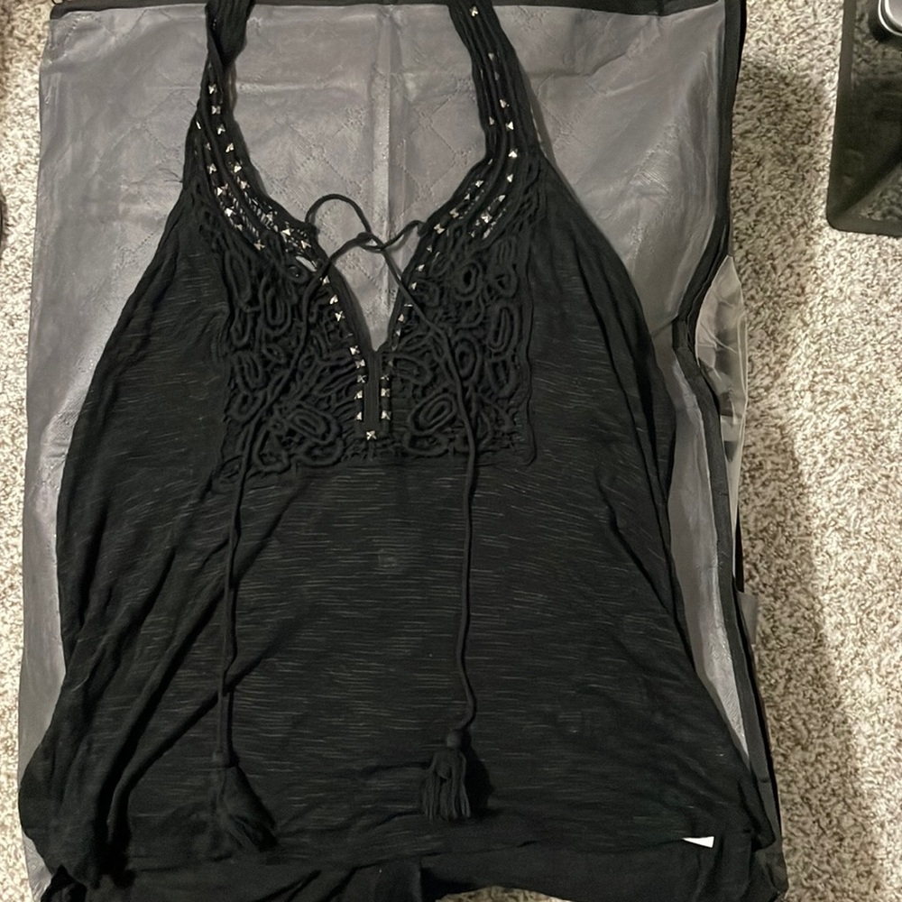 Crochet Front Halter Top VENUS brand.